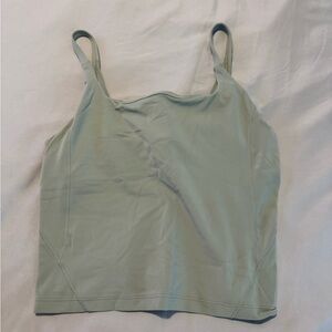 RARE STYLE lululemon athletica Light Green Tank Top spaghetti strap size 8
